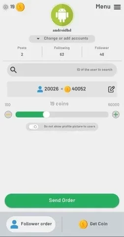 NS Follower — screenshot 2